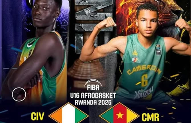 Afrobasket U16 : Le Cameroun défie la Côte d’Ivoire en finale après un parcours historique