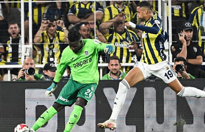Super Lig : Un grand André Onana, mais Trabzonspor s’incline face à Fenerbahçe (1-0)