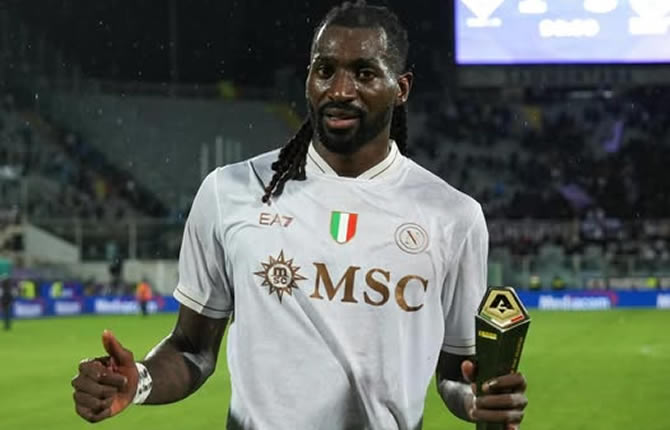 Zambo Anguissa impérial : le Camerounais guide Naples vers la victoire à Florence (3-1)