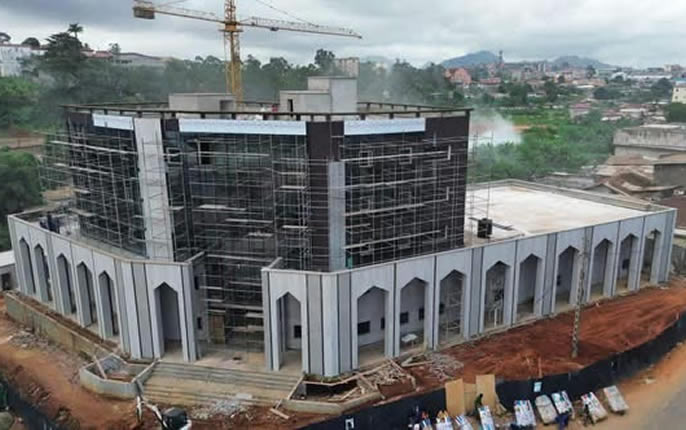 Chantier du nouveau siège de la FECAFOOT