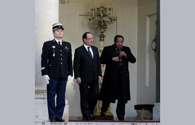 rencontre paul biya hollande