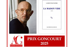 Goncourt 2025 : Laurent Mauvignier couronné, le prix littéraire le plus convoité déjoue les pronostics