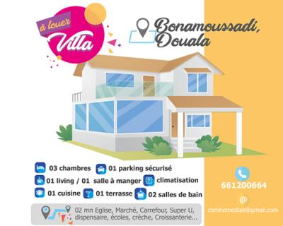 Villa à louer, Bonamoussadi Douala