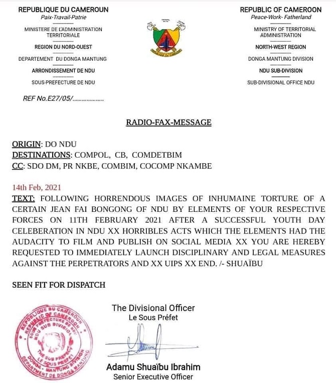 communique_sous_prefet_demande_punition