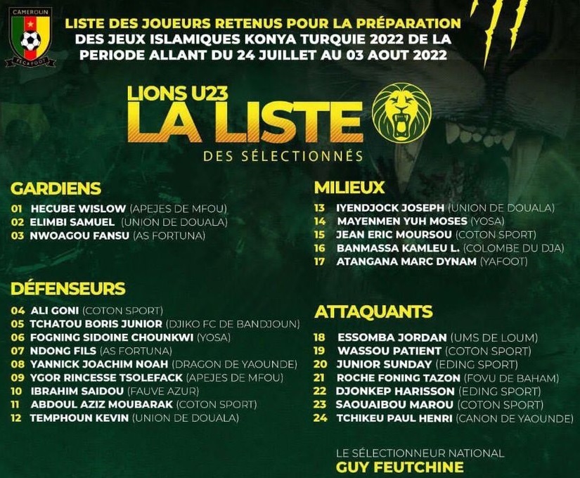 liste_lions_u23_jeux_islamiques
