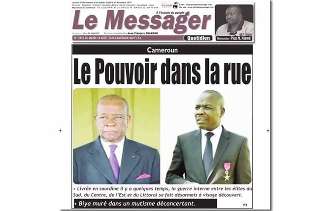 une_le_messager_pouvoir_rue_belinga_vs_mbarga